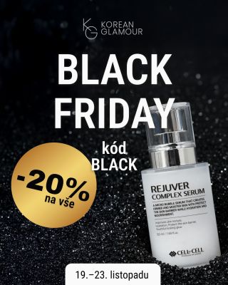 BLACK FRIDAY začíná 🖤 Sleva 20% na vše s kódem BLACK. Platí od 19. do 23. listopadu. Svoji oblíbenou skincare koupíte na...